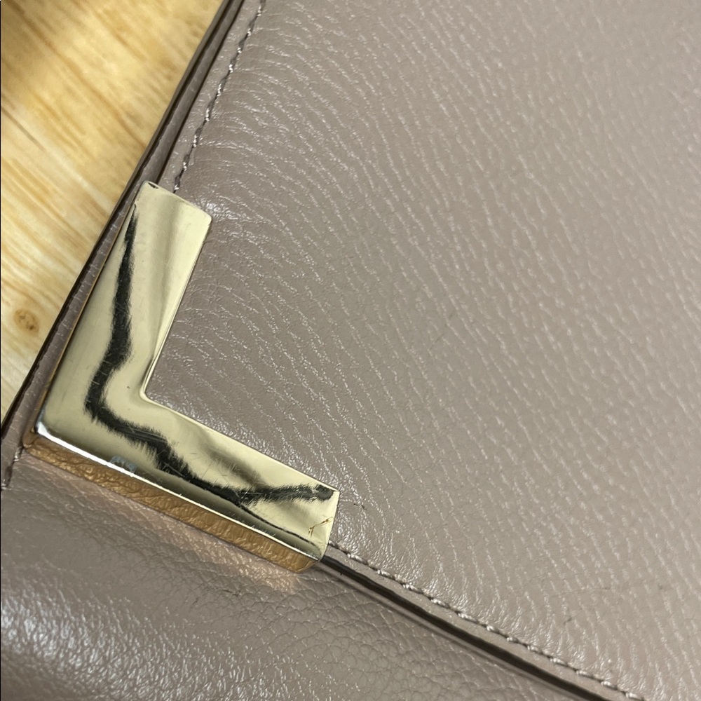 Michael Kors Taupe Leather Shoulder Bag - Picture 7 of 10